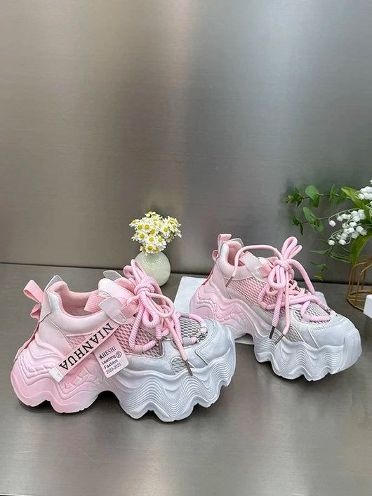 Tenis Casual para Mujer con Suela Gruesa y Malla Transpirable - Image 10
