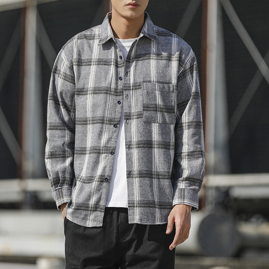 Camisa a Cuadros Hombre Talla Grande Corte Relajado - Image 2