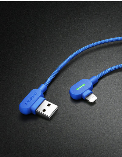Cable de Carga Acodado Reversible con Luz para Juegos Móviles - Image 11