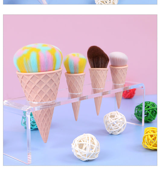 Brocha de Maquillaje de Fibra Suave Diseño Helado - Image 11