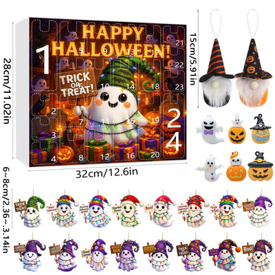 Adorno Navideño Muñeca Fantasma Calabaza en Caja Sorpresa - Image 7