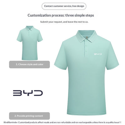 White short-sleeve polo shirt for men, made from a mercerized cotton blend with a three-button placket. - Image 3