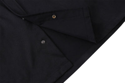 Camisa Gótica Suelta de Manga Larga para Hombre con Bolsillos de Cinta - Image 9