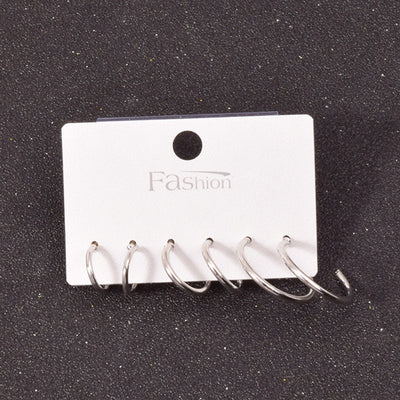 Set de Aretes Cuadrados en Aleación Metálica - Image 11