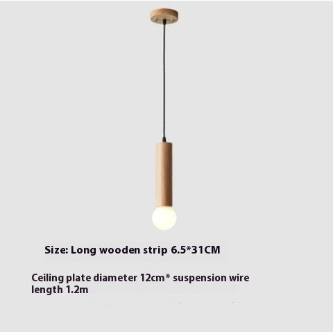 Lámpara Colgante de Madera para Restaurante - Diseño Moderno Minimalista - Image 8