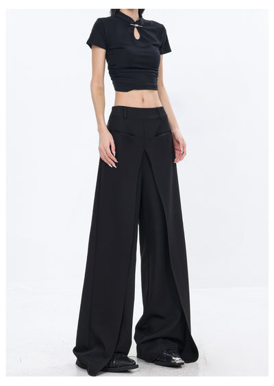 Pantalones Sueltos Negros Casuales para Mujer - Corte Recto - Image 35