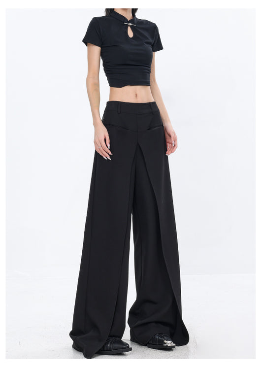 Pantalones Sueltos Negros Casuales para Mujer - Corte Recto - Image 35