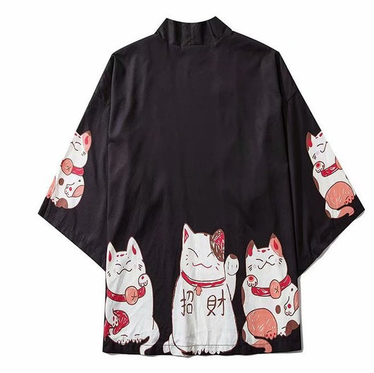 Cardigan Hanfu Estilo Antiguo Tang - Diseño Graffiti Fusión Oriental - Image 17