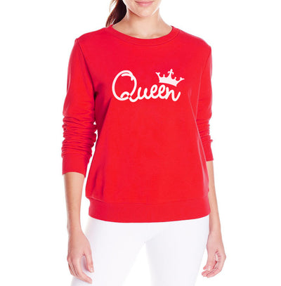 Suéter para Mujer con Patrón de Coronas, Manga Larga y Forro Polar - Image 6