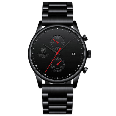 Reloj Empresarial para Hombre Resistente al Agua con Correa de Acero Multifuncional - Image 8