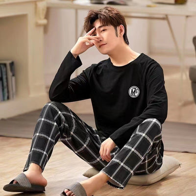 Pijama Largo para Hombre - Ropa de Casa Primavera y Otoño - Image 3