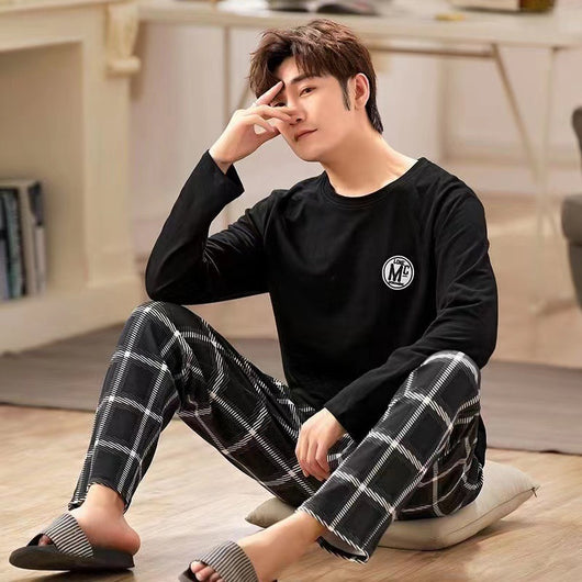 Pijama Largo para Hombre - Ropa de Casa Primavera y Otoño - Image 3
