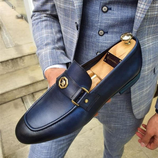 Zapatos Loafers de Negocios para Hombre - Estilo Británico Clásico Talla Grande - Image 2