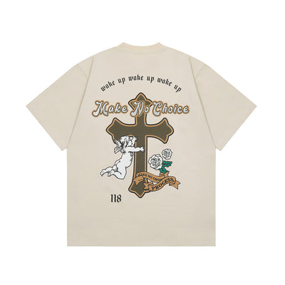 Playera de Algodón con Estampado de Cruz para Hombre - Image 14