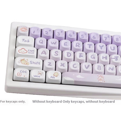 Keycap Conejo Degradado Púrpura PBT - Personalización Coeco - Image 8