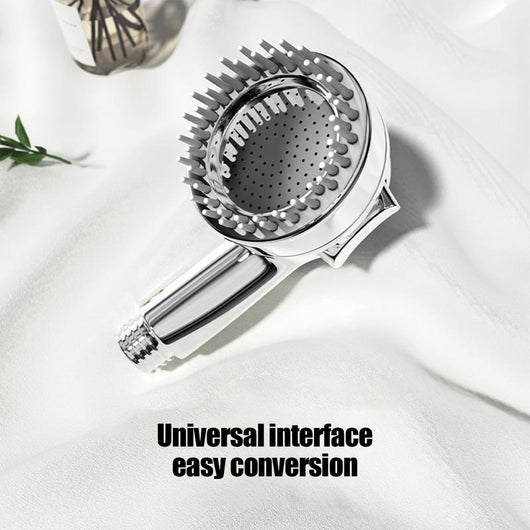 Adaptador de Ducha 2 en 1 para Baño de Mascotas con Peine de Silicona - Image 3