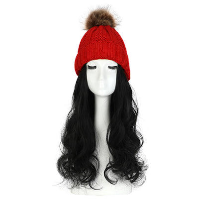 Gorro de Lana con Peluca Desmontable para Mujer - Image 30