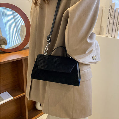 Bolso Bandolera Asimétrico con Patrón de Piedra para Mujer - Image 7