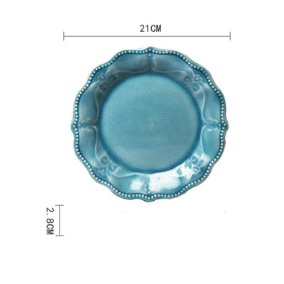 Plato Desayunero Multiusos Cerámica Pintada a Mano Estilo Rústico - Image 28