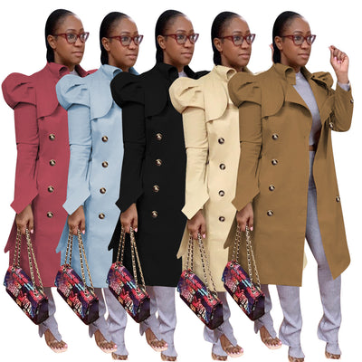Abrigo Largo Impermeable Versátil para Mujer - Diseño Clásico - Image 9
