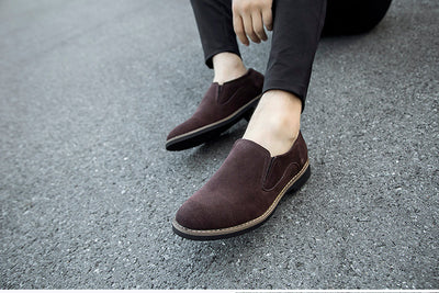Zapatos Casuales de Cuero para Hombre con Punta Redonda Acolchada - Image 2