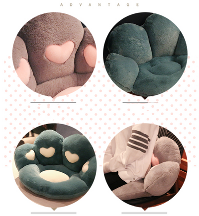 Almohada de Felpa con Diseño de Pata de Gato Antideslizante - Image 24