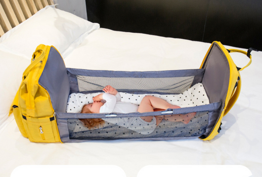 Bolsa Cuna Portátil Doble con Mochila para Mamá - Gran Capacidad - Image 12