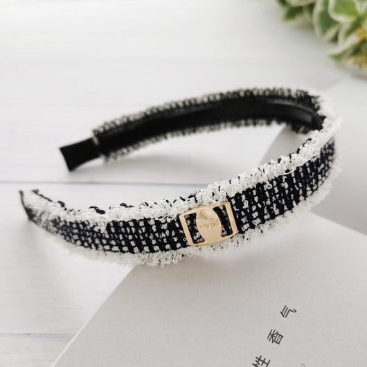 Diadema y Aro para Cabello con Borde Perforado y Cuentas - Image 25