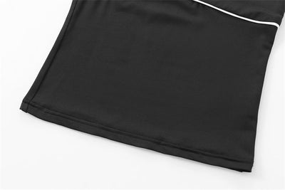 Chaleco Tejido Slim Fit Color Café con Tirantes Finos - Image 11