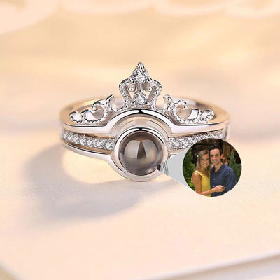 Anillo de Plata 925 con Foto Personalizada y Proyección - Image 13