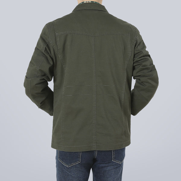 Chaqueta de Algodón Premium para Hombre - Estilo Casual Versátil