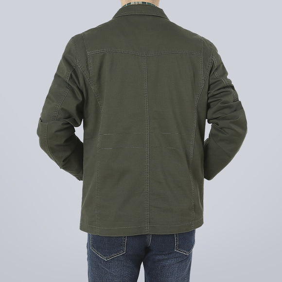 Chaqueta de Algodón Premium para Hombre - Estilo Casual Versátil