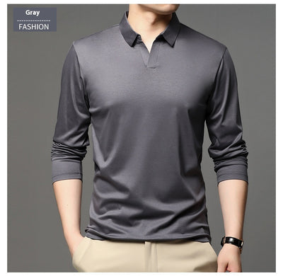 Camisa Casual de Algodón Puro para Hombre - Manga Larga Clásica - Image 10