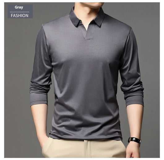 Camisa Casual de Algodón Puro para Hombre - Manga Larga Clásica - Image 10