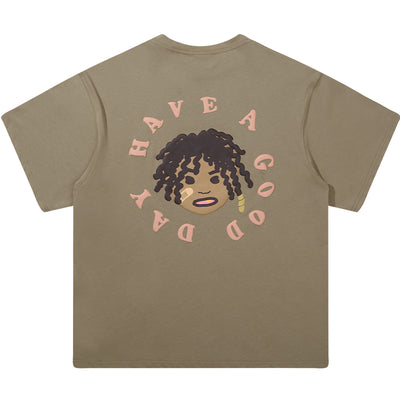 Playera Suelta de Algodón Espumado - Comodidad Casual - Image 11