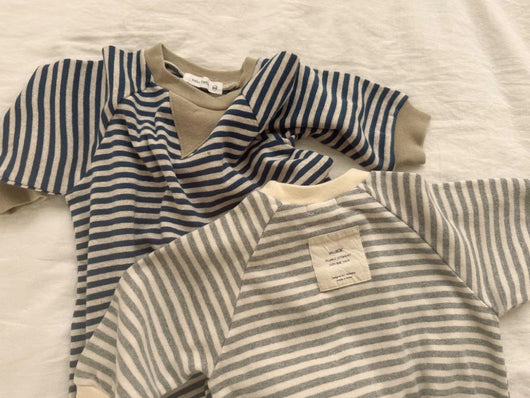 Buzo Infantil de Rayas con Cuello Redondo y Mangas Largas - Image 11