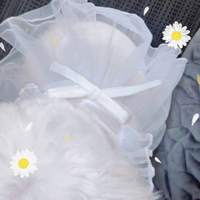 Falda Coreana Blanca para Perros - Image 8