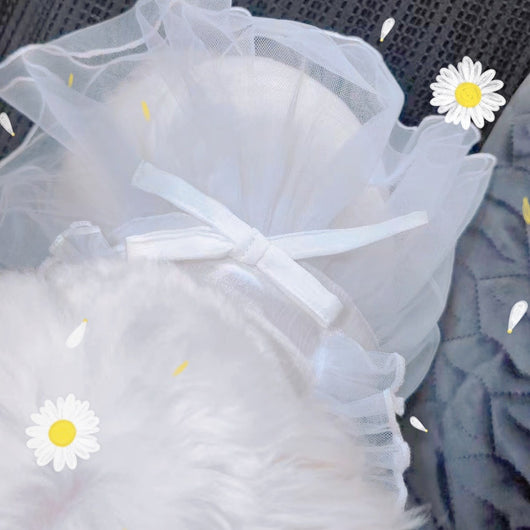 Falda Coreana Blanca para Perros - Image 8