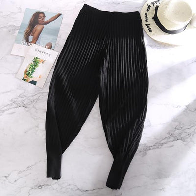 Pantalones Harem de Punto Otoño-Invierno para Mujer Cintura Ajustable - Image 7