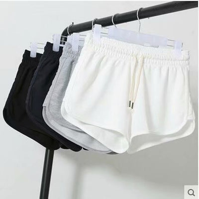 Pantalones Cortos Cintura Alta Pierna Ancha Casual - Image 10