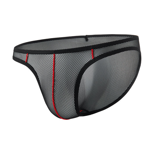 Bóxer Masculino Mesh Transparente Cintura Baja Seda Fría - Image 7