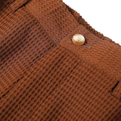 Shorts Casuales para Hombre Tela Waffle Corte Slim - Image 8