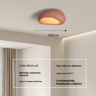 Lámpara de Techo Minimalista Japonesa Silenciosa Crema Moderna - Image 35