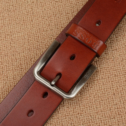 Cinturón de Cuero Genuino para Hombre con Hebilla de Pasador - Image 6