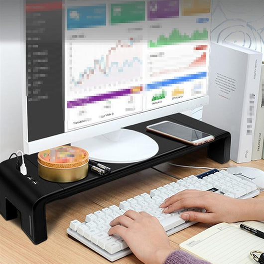 Monitor Elevador para Laptop con Carga USB y Diseño Plegable - Image 6