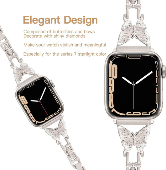 Correa de Reloj con Mariposa de Diamantes - Talla Pequeña - Image 19