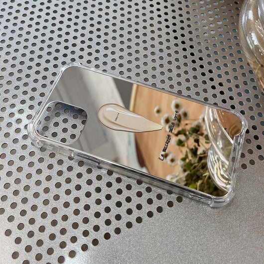 Funda Espejo para iPhone con Acabado Crema - Diseño Elegante y Protector - Image 8