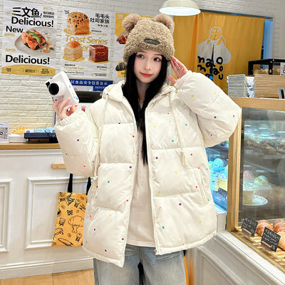 Abrigo Cálido de Algodón Grueso Estilo Japonés para Mujer - Image 9