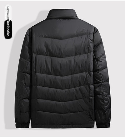 Chaqueta de Plumas para Hombre con Cuello Alto - Abrigo Cálido Otoño Invierno - Image 14