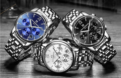 Reloj Multifuncional con Correa de Acero Inoxidable - Image 6